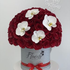 The Grand Fresh Red Rose Box (150 Roses)