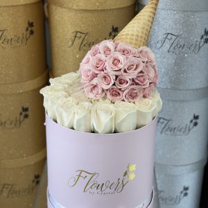 Strawberry Ice cream cone