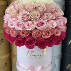 Ombre Fresh Rose Box