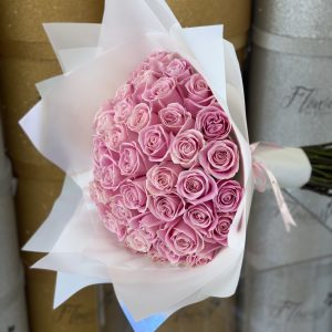 Light Pink Fresh Rose Bouquet