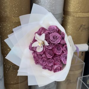 Purple Rose Bouquet