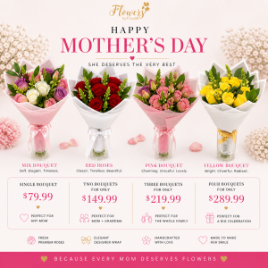 12 Rose Bouquet Special for Mother's Day